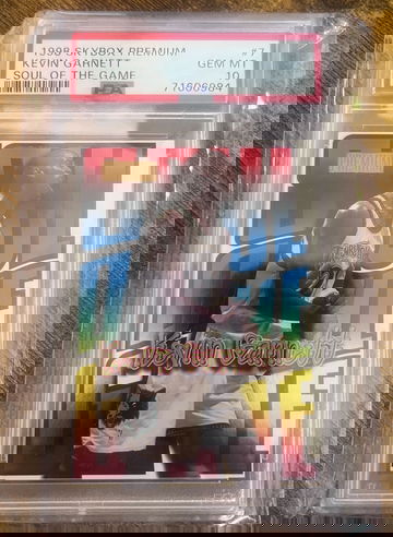 1998 Skybox Premium Kevin Garnett Soul of the Game PSA 10