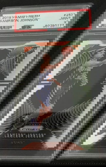 2019 Panini Prizm #257 Cameron Johnson RC PSA 9 Rookie Mint 