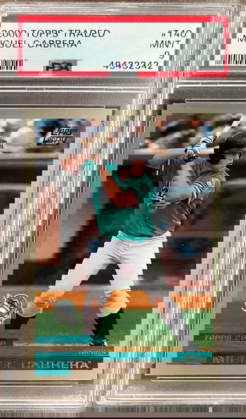 2000 Topps Traded #T40 Miguel Cabrera PSA 9