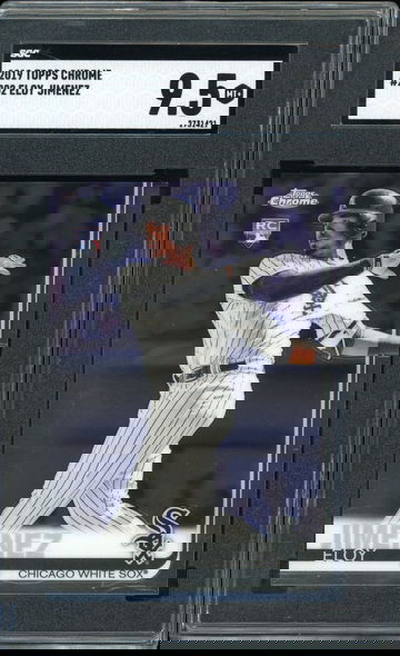 TOPPS CHROME ELOY JIMENEZ WHITE SOX ROOKIE SGC 9.5 MINT+!