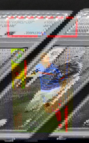 2006 Panini World Cup Soccer Germany #106 Zinedine Zidane France PSA 7