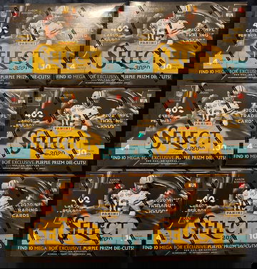 2020 Panini Select NFL Football Mega Box Factory Sealed LOT OF 6 Target Exclusive