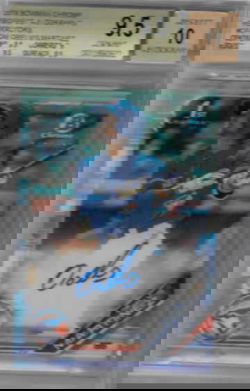 Orelvis Martinez Bowman Chrome Refractor Auto /499