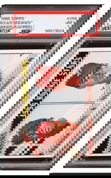 1966 Topps #254 Fergie Jenkins/Bill Sorrell PSA 7 RC Rookie Phillies Phillies