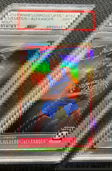 2018 Shai Gilgeous Alexander Optic Holo rookie PSA 9 