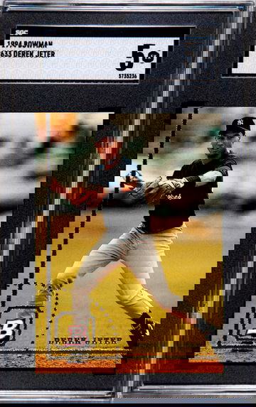 Derek Jeter 1994 Bowman #633 SGC 5