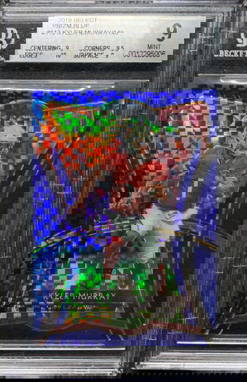 2019 select kyler murray blue prizm /149 bgs 9 w/ 10