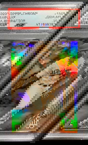 2020 Topps Chrome Gavin Lux #148 Sepia Refractor PSA 10