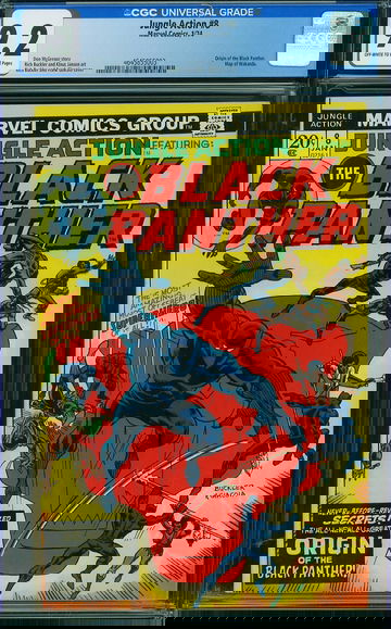 JUNGLE ACTION #8, CGC 9.2 NM-