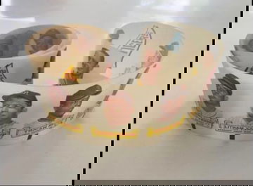 1966 Topps Mickey Mantle uncut strip of rub off inserts.