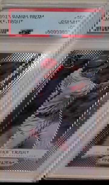 2012 PANINI PRIZM MIKE TROUT 