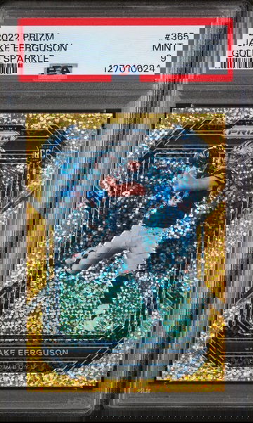 2022 Panini Prizm Gold Sparkle Jason Ferguson #365 PSA 9