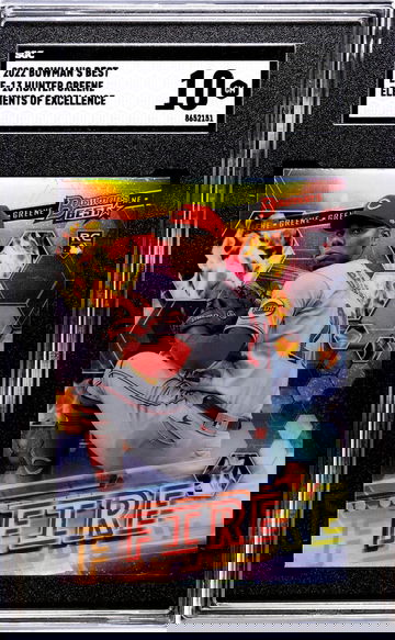 2022 Bowman's Best #EE-13 Hunter Greene Elements of Excel. SGC 10