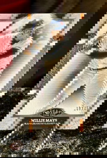 2024 Topps Tier One WILLIE MAYS #/75 Rare Parallel Giants HOF RIP