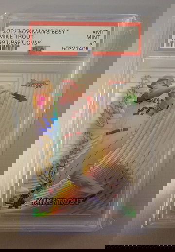 2017 Bowman Best 1997 Best Cuts Mike Trout