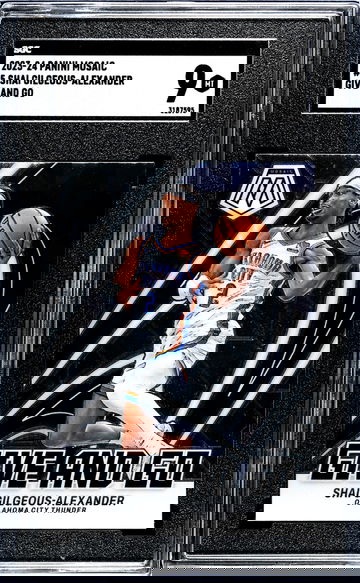 2023-24 Panini Mosaic #5 Shai Gilgeous-Alexander Give And Go SGC 9