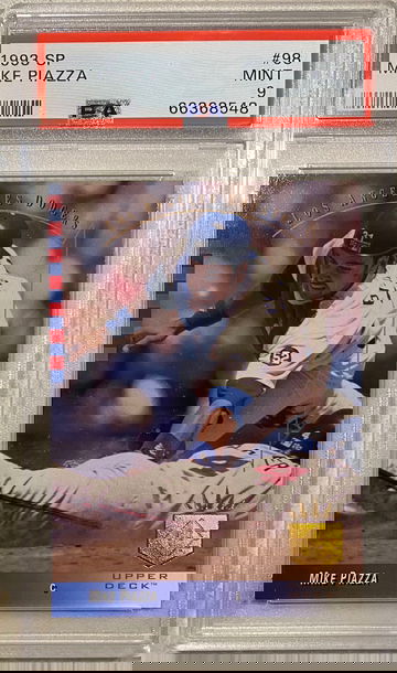 1993 SP Mike Piazza RC PSA 9