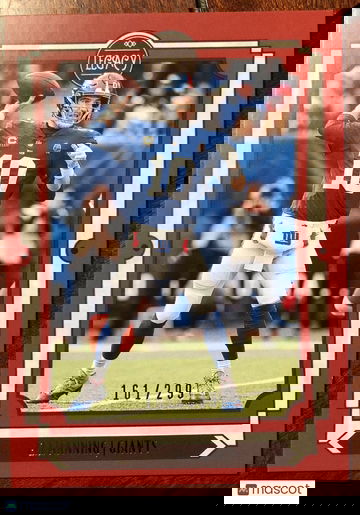 Eli Manning 2019 Panini Legacy Red Parallel #161/299 New York Giants Free S&H