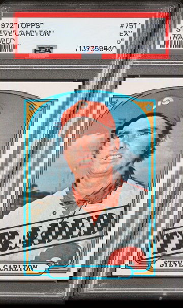 1972 Topps Traded Steve Carlton #751 PSA 5