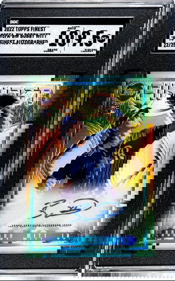 2022 Topps Finest Flashbacks Bobby Witt SGC 9.5/10