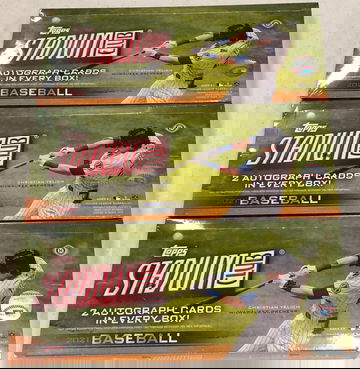 3X 2021 TOPPS STADIUM CLUB BASEBALL HOBBY BOX - SUPPORT YOUR LCS!