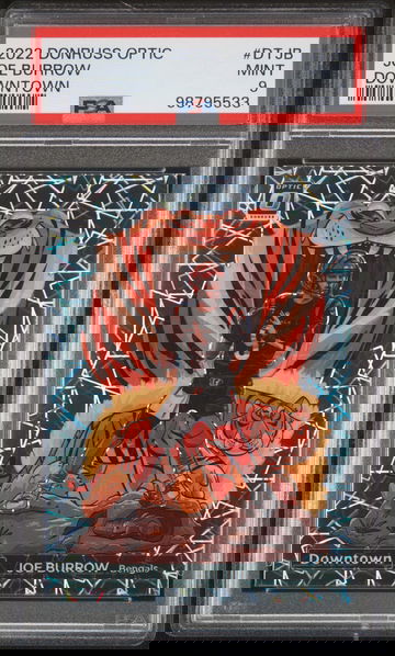 2022 Donruss Optic Downtown Joe Burrow #20 PSA 9