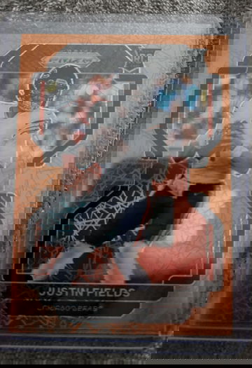 Justin Fields Prizm Orange Lazer