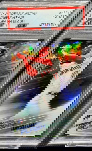 2018 Topps Chrome #FF-1 Shohei Ohtani RC Freshman Flash PSA 6