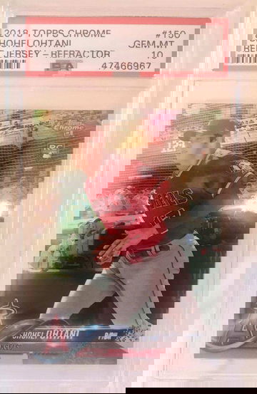 2018 Topps Chrome Refractor Image Variation SP Shohei Ohtani