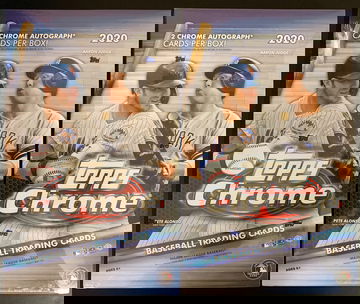 (2) 2020 Topps Chrome Hobby Boxes