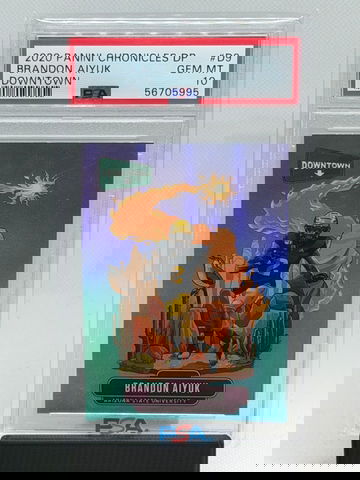 PSA 10 2020 Panini Chronicles Downtown! Brandon Aiyuk Rookie