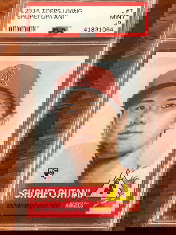 2018 Topps Living Set Shohei Ohtani #7 PSA 9 MINT