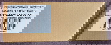 CASE - 2020 Panini Prizm Football Fanatics Exclusive Blaster 20 Box Case Sealed w/ Orange Ice 