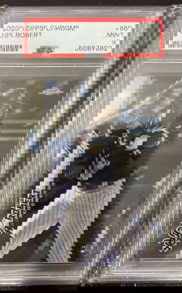 2020 topps chrome 60 luis robert psa 9