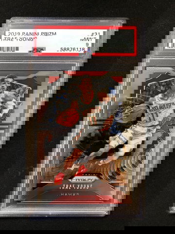 2019 Panini Prizm - Trae Young - Base PSA 9 Mint