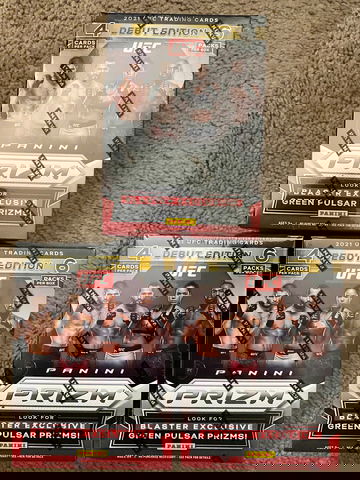 2021 UFC Prizm Debut Edition Blaster Lot of 3