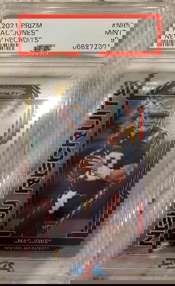 2021 Prizm Mac Jones RC New Recruits  #NR5 graded PSA 9 Mint