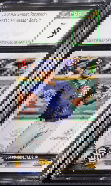 2018 Bowman Prospects #BP114 Fernando Tatis Jr. CSG 9 MINT