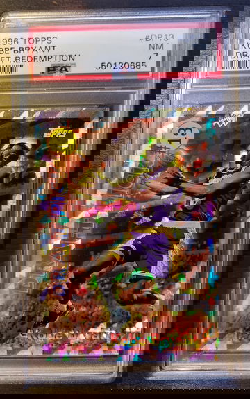 Kobe Bryant 1996 Topps Draft Redemption RC PSA 7