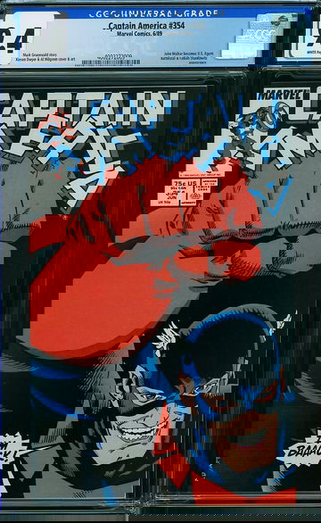 CAPTAIN AMERICA #354, CGC 9.4 NM