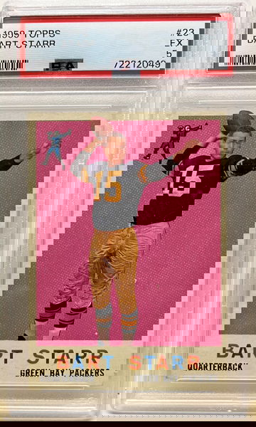 1959 Topps #23 Bart Starr PSA 5