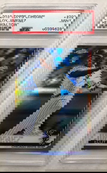 2019 Topps Chrome Eloy Jimenez Refactor PSA 9