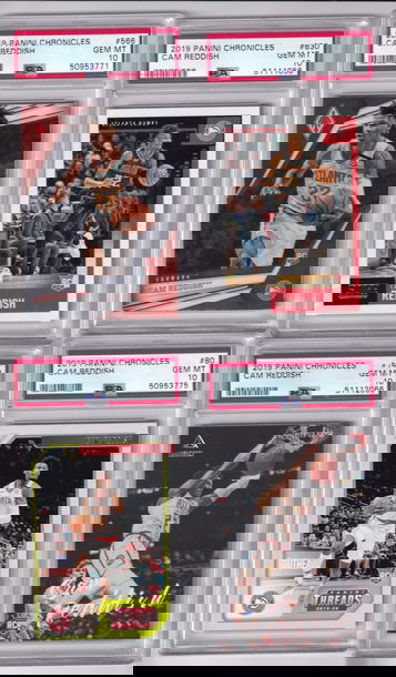 2019 Panini Chronicles Cam Reddish Phoenix/Score/Threads/Luminance PSA 10 Lot of 4