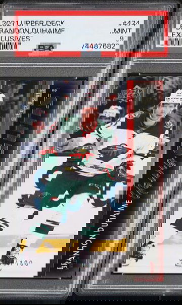 2021-22 Brandon Duhaime Exclusive young gun /100