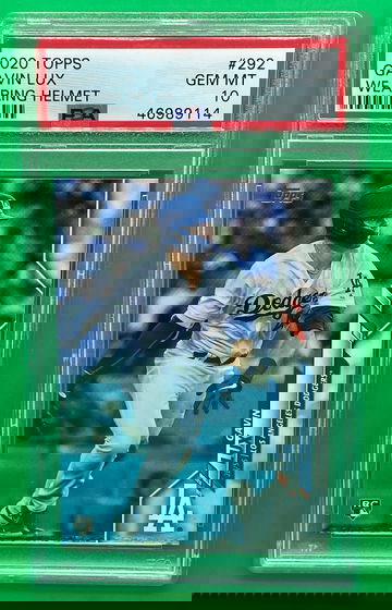 Gavin Lux 2020 topps psa 10