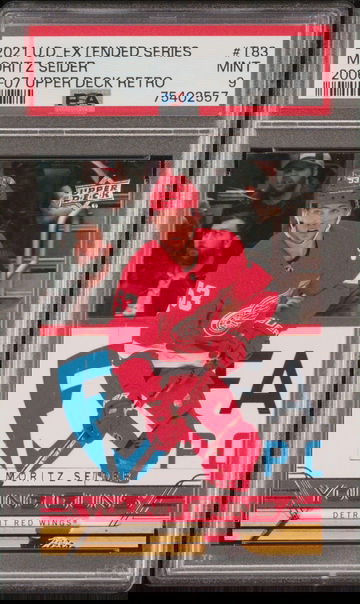 2021 Upper Deck Extended Series 2006-07 Upper Deck Retro Moritz Seider PSA 9