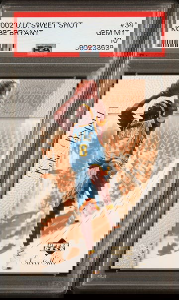 2002 UD UPPER DECK SWEET SHOT HEADBAND KOBE BRYANT PSA 10