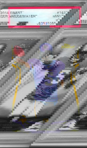 2014 Finest TEDDY BRIDGEWATER RC Rookie PSA 9 Mint