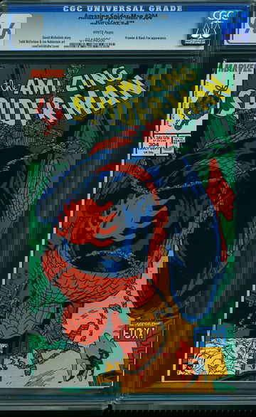 AMAZING SPIDER-MAN #304, CGC 9.6 NM+