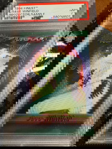 1994 Finest Protector Sample Dave Winfield PSA 7 - rare ONLY one graded at all